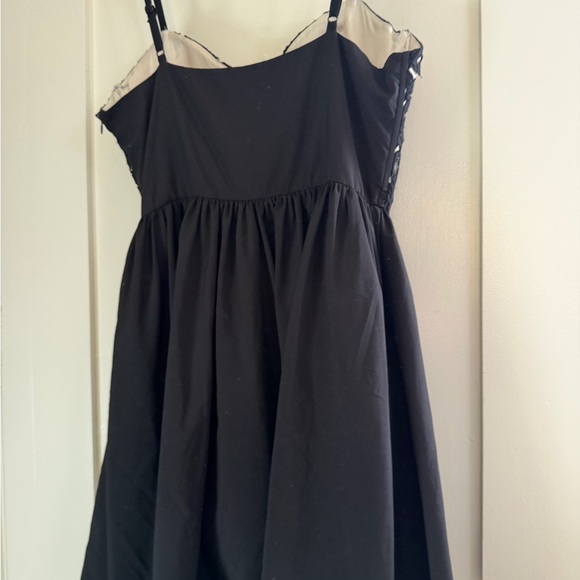 Ark & Co Black Lace Detail Cotton Dress #lbd #cotton - Picture 2 of 5